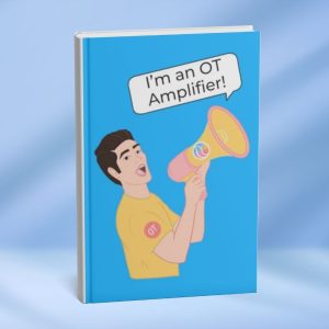 occupational therapy notebook - light-skinned male