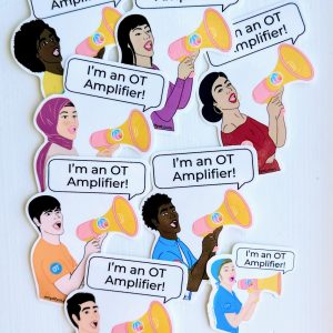 Group of OT Amplifier stickers
